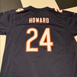 NFL Navy Jersey with Orange Accents